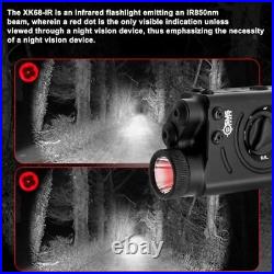 SMSlaser Rechargeable Infrared IR Laser+ Visible Laser Sight + 1200 Lumens In