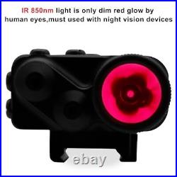 SMSlaser Rechargeable Infrared IR Laser+ Visible Laser Sight + 1200 Lumens In