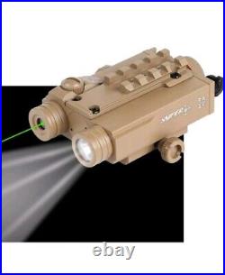 SNIPER FL2000T Green Laser Sight + 200LM LED Flashlight Combo