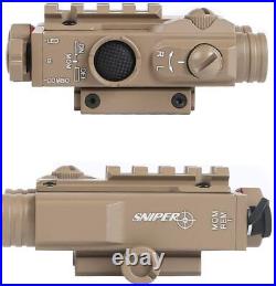 SNIPER FL2000T Green Laser Sight + 200LM LED Flashlight Combo 5700A2B
