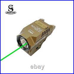 Shooters Gate HMGL 800lm Rechargeable Pistol Green Laser Light with Strobe FDE-Tan