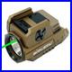 Shooters Gate HMGL 800lm Rechargeable Pistol Green Laser Light with Strobe -Tan