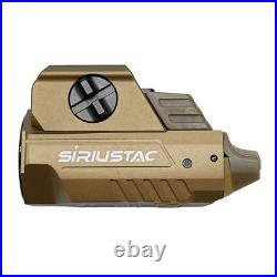 Shooters Gate HMGL 800lm Rechargeable Pistol Green Laser Light with Strobe -Tan