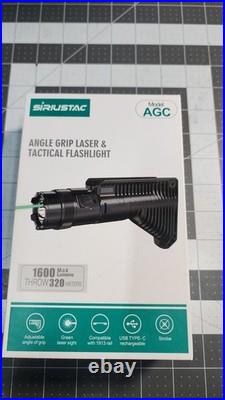 SiRIUSTAC Weapon Light Angled Grip Laser Tactical Flashlight Green Laser EUC SiRIUSTAC Weapon Light Angled Grip Laser Tactical Flashlight Green Laser EUC