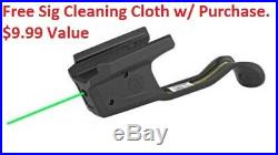 Sig Sauer LIMA365 Laser Sight P365 Compact Green Laser SOL36502 FREE CLOTH