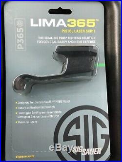 Sig Sauer Lima 365 Green Laser Sight for P365 Pistols Grip Activated