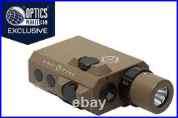 SightMark LoPro Compact Flashlight with Green Laser Sight, Flat Dark, SM25012DE