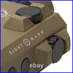 SightMark LoPro Compact Flashlight with Green Laser Sight, Flat Dark, SM25012DE