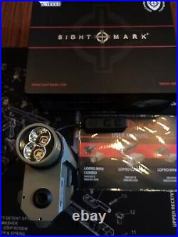 Sightmark LoPro Combo LED Flashlight IR and Green Laser Sight SM25013DE