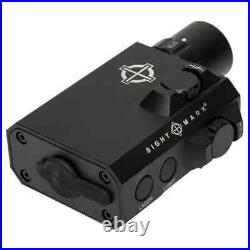 Sightmark LoPro Compact Black Flashlight with Green Laser Sight Picatinny
