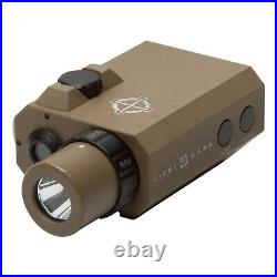 Sightmark LoPro Mini Flashlight and Green Laser Sight Dark Earth