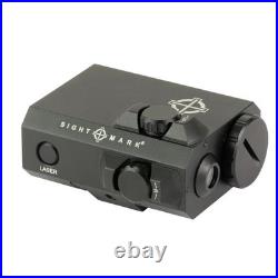 Sightmark LoPro Mini Matte Finish Picatinny Mount Green Laser Sight SM25016