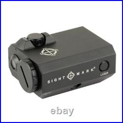 Sightmark LoPro Mini Matte Finish Picatinny Mount Green Laser Sight SM25016