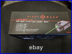 Sightmark SM25012 LoPro Mini Combo Flashlight and Green Laser Black