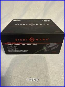 Sightmark SM25012 LoPro Mini Combo LED Flashlight and Green Laser! New