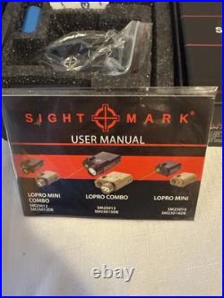 Sightmark SM25012 LoPro Mini Combo LED Flashlight and Green Laser! New