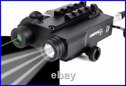 Sniper FL2000 Green LASER SIGHT + 200LM LED LIGHT COMBO