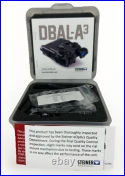 Steiner DBAL-A3 Class 1/3R Civilian Visible Green/IR Laser Sight
