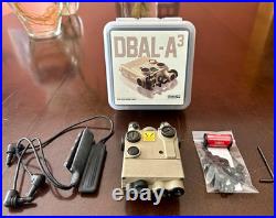 Steiner DBAL-A3 Desert Sand Dual Beam Rifle Laser Sight with Pressure Pad Case