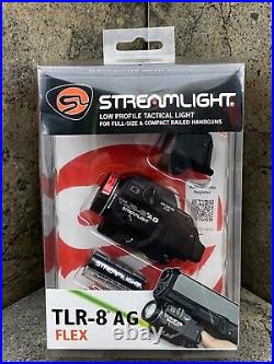 Streamlight TLR-8AG FLEX Gun Mount Flashlight 69434 Green Laser Rear Switch