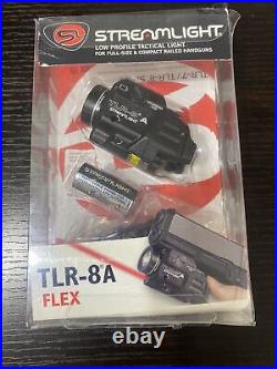 Streamlight TLR-8A Flex Gun Mount Flashlight with Green Laser and Rear Switch