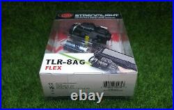 Streamlight TLR-8A Flex Gun Mount White LED Flashlight with Green Laser 69434