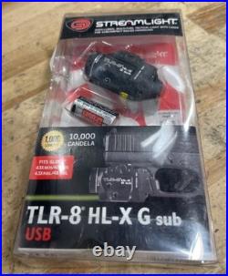Streamlight TLR-8XG 500-Lumen Tactical Light with Integrated GREEN Aiming Laser