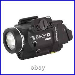 Streamlight TLR-8 G Sub 500 Lumen Tactical Light Green Laser Glock 43X/48 69431