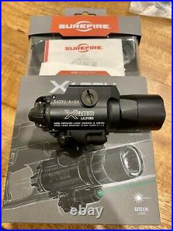 SureFire X400U-A-GN X400 Ultra LED Weapon Light GREEN Laser Sight 1000 Lumens