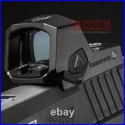 SwampFox SENTINEL II 2 GREEN Dot RMSc Pattern Optic with BACKUP REAR SIGHT