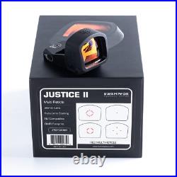 Swampfox Justice II 1x30mm6MOA 4 Reticle Red/Green Dot Optic Sight RMR footprint Swampfox Justice II 1x30mm6MOA 4 Reticle Red/Green Dot Optic Sight RMR footprint
