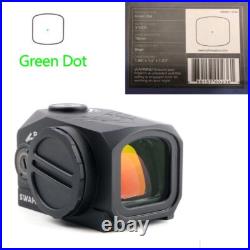 Swampfox Kraken 3MOA Closed Emitter Red/Green Dot Sight RMR and MOS For Tactical