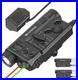 TOUGHSOUL Mlok and Picatinny Mounted Tactical Flashlight Green Laser Red Laser
