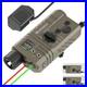 TOUGHSOUL Mlok and Picatinny Mounted Tactical Flashlight Green/Red Laser 3 in 1