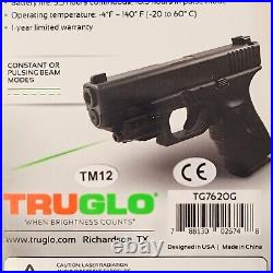 TRUGLO SIGHT LINE Compact Handgun Laser Sight Railed Pistols Tg762og
