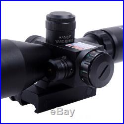 Tactical 2.5-10X40 Rifle Scope with Red Laser & Holographic Green / Red Dot Sight