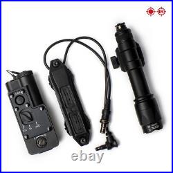 Tactical CQBL-1 Laser Sight Green Red Dot IR Indicator M600C Light with Switch Tactical CQBL-1 Laser Sight Green Red Dot IR Indicator M600C Light with Switch