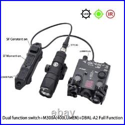 Tactical DBAL A2 Airsoft IR Laser Sight M300 Scoutlight With Dual Control Set