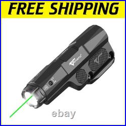 Tactical Flashlight Green Laser Combo USB Rechargeable
