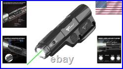 Tactical Flashlight Green Laser Combo USB Rechargeable