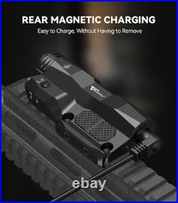 Tactical Flashlight Laser Combo 2400 Lumens Green Laser