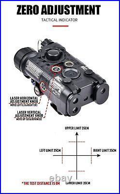 WADSN NGAL Tactical Laser Sight Red Green Blue IR LED Flashlight Nylon Black
