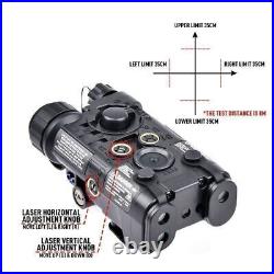 Tactical Hunting Picatinny NGAL IR LED Green Red laser Metal Flashlight Control