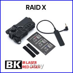 Tactical Metal RAID X IR Sight Red Green Blue Dot Laser Dot Sight Hunting