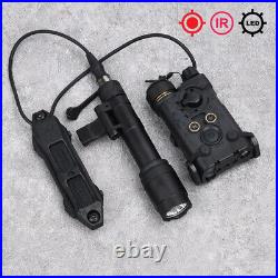 Tactical NGAL Red Green Blue IR Dot Laser Sight M340A M640C Flashlight Combo Kit
