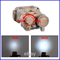 Tactical NGAL Red Green IR Laser Sight M300 M600 Surefir Flashlight With Switch