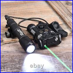 Tactical NGAL Red Green IR Laser Sight M300 M600 Surefir Flashlight With Switch