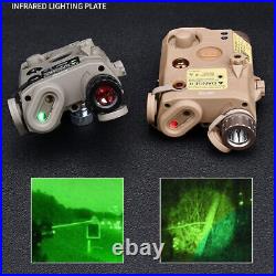 Tactical PEQ15 IR Light IR Red Green Dot Laser Sight Hunting Flashlight Switch