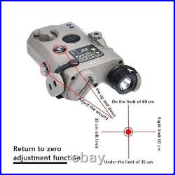 Tactical PEQ15 IR Light IR Red Green Dot Laser Sight Hunting Flashlight Switch