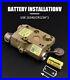 Tactical PEQ15 Red Laser Sight IR Fill LED M600c Flashlight Dual Switch With16340
